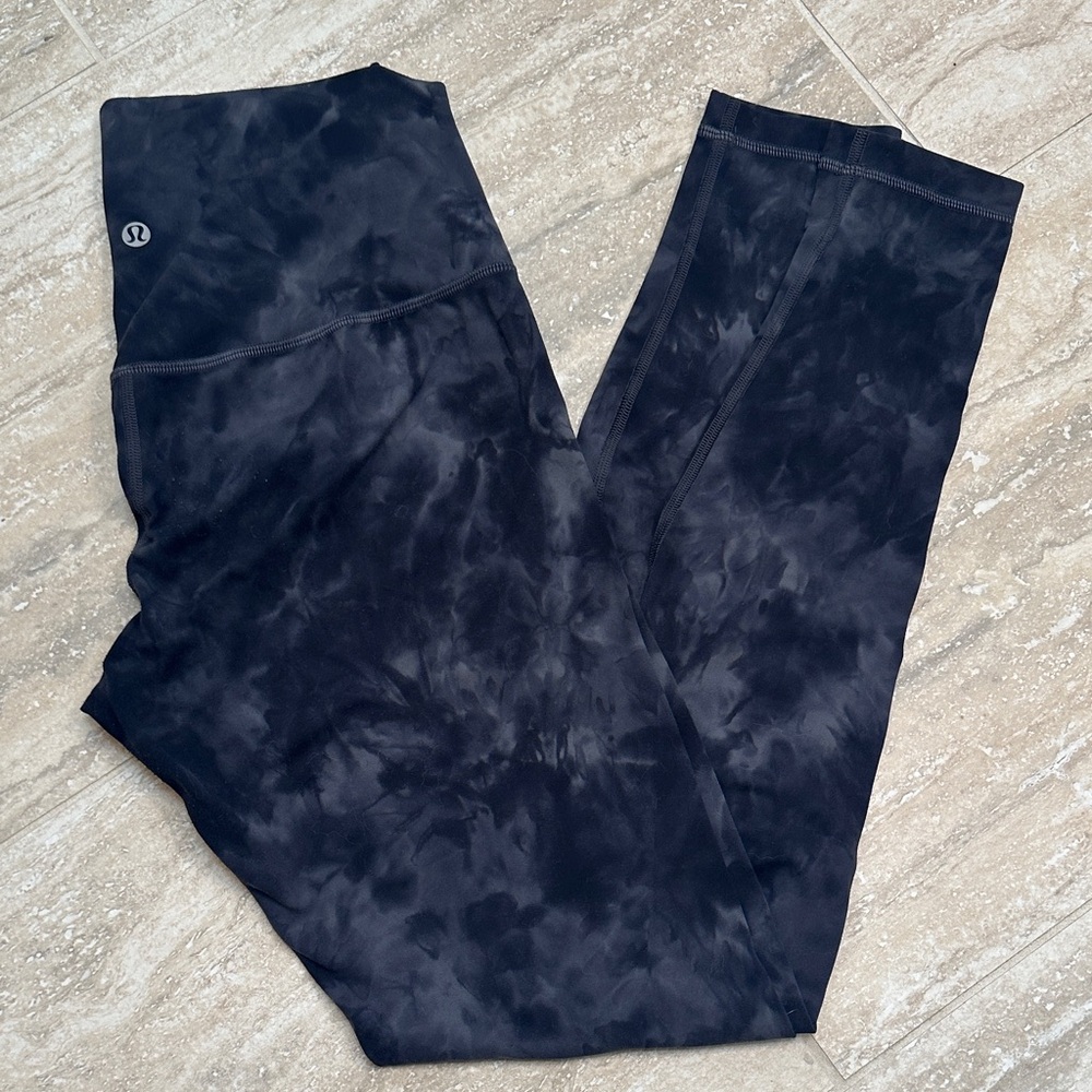 lululemon align Black Tie-Dye Leggings